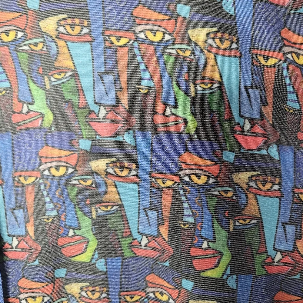Franco Negretti shirt with cubist face print - Picture 8 of 11